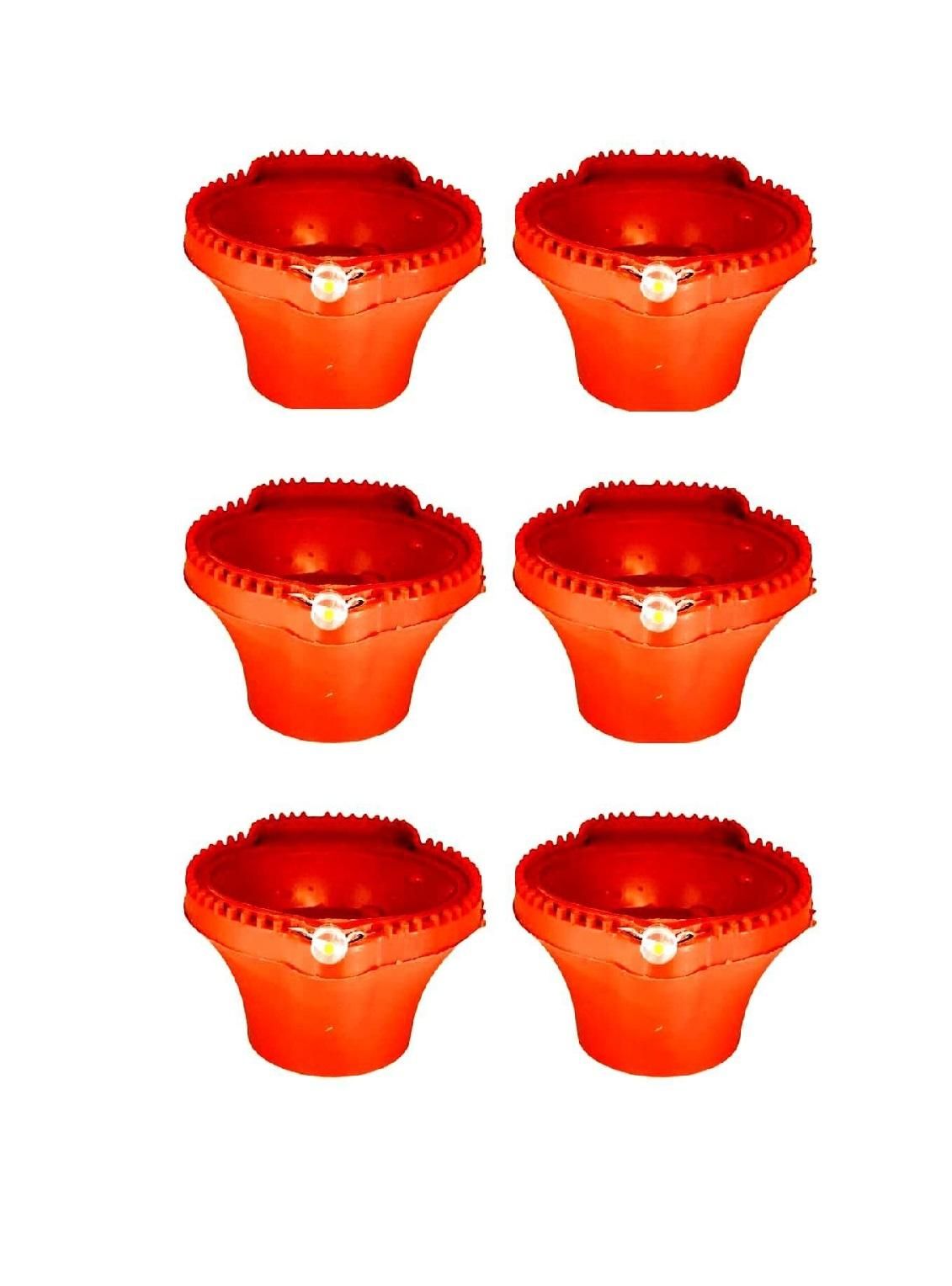 LED Light Water Sensor Diyas Plastic with, Ambient Lights, (Pack of 6/12/18/24)💯❤️